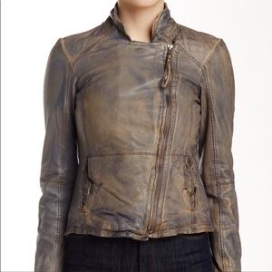 Muubaa Kendyll Leather Biker Jacket, US 6